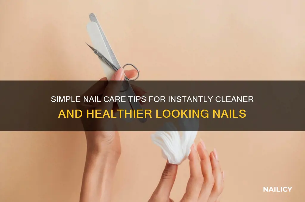how to make nails look cleaner