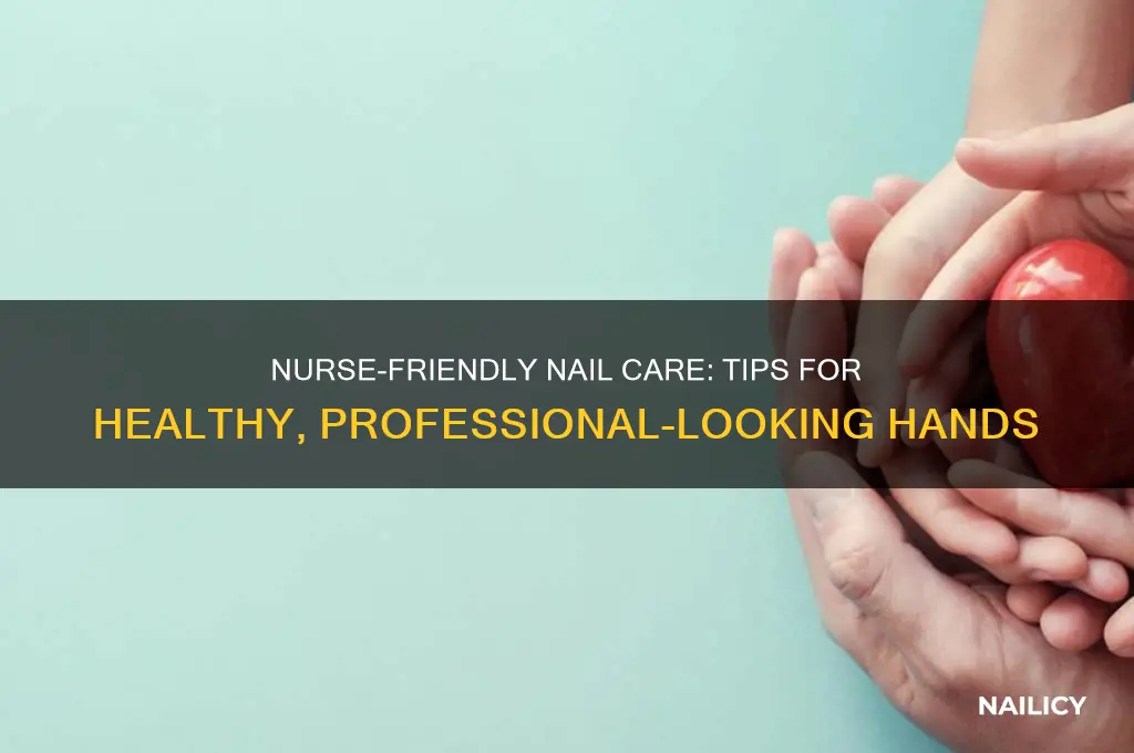 how to make nails look good as a nurse