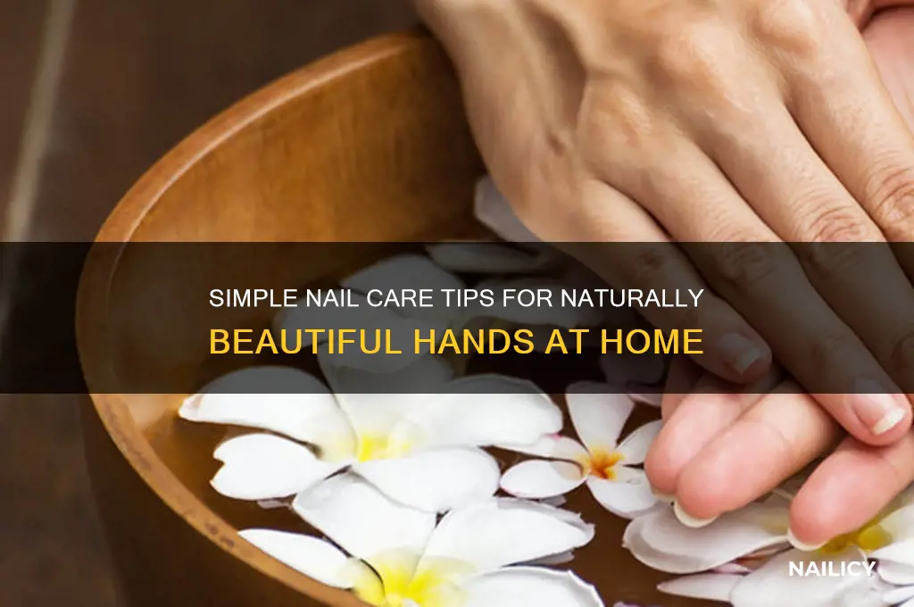how to make nails look nice without manicure