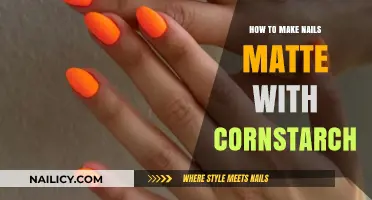 Matte Nails Made Easy: Cornstarch Hack for a Velvet Finish