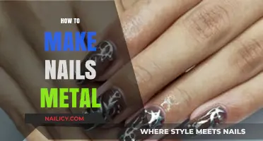 Transform Your Nails: Easy Steps to Achieve a Metallic Finish
