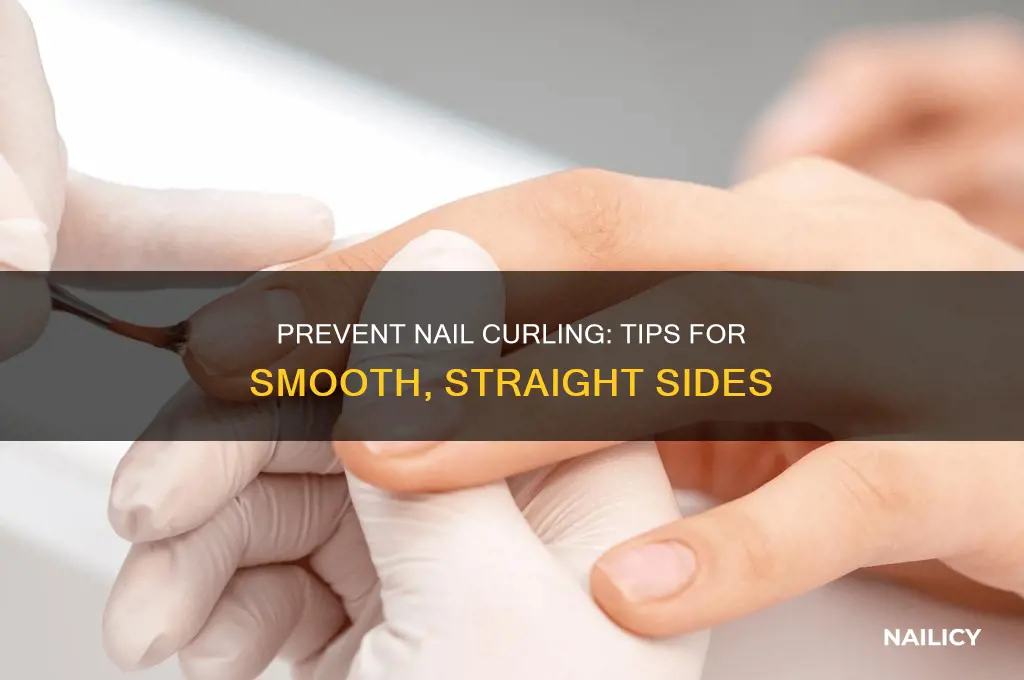how to make nails not curl at sides
