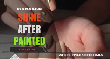 Matte Finish Secrets: How to Make Painted Nails Not Shine