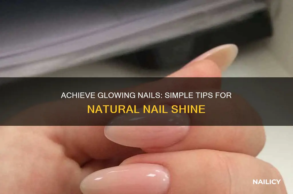 how to make nails shine