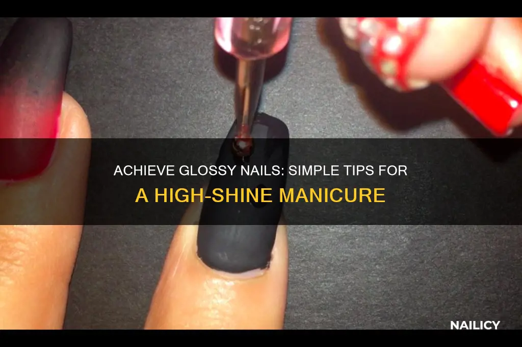 how to make nails shinier