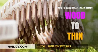 Secure Nails to Thin Plinko Wood: Easy DIY Tips & Tricks