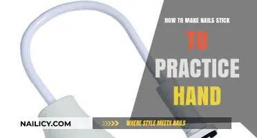 Mastering Nail Application: Tips for Securing Nails on Practice Hands
