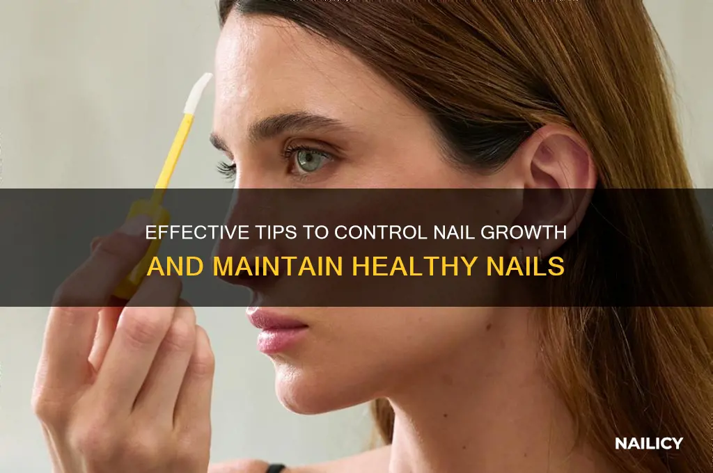 how to make nails stop growing