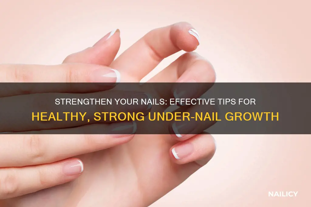 how to make nails strong under nail