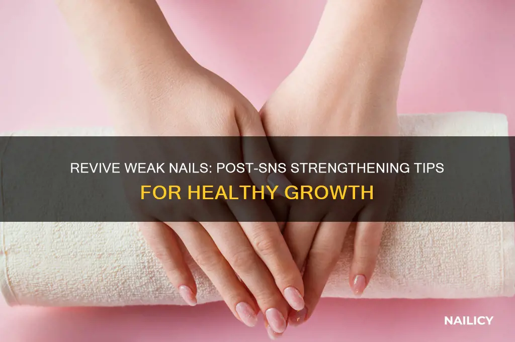 how to make nails stronger after sns