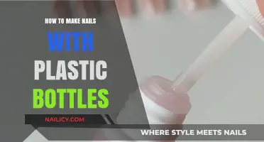 Creative DIY: Crafting Durable Nails from Recycled Plastic Bottles