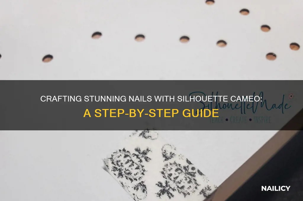 how to make nails with silhouette cameo