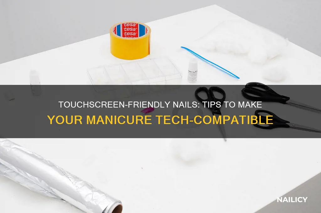 how to make nails work on touchscreen