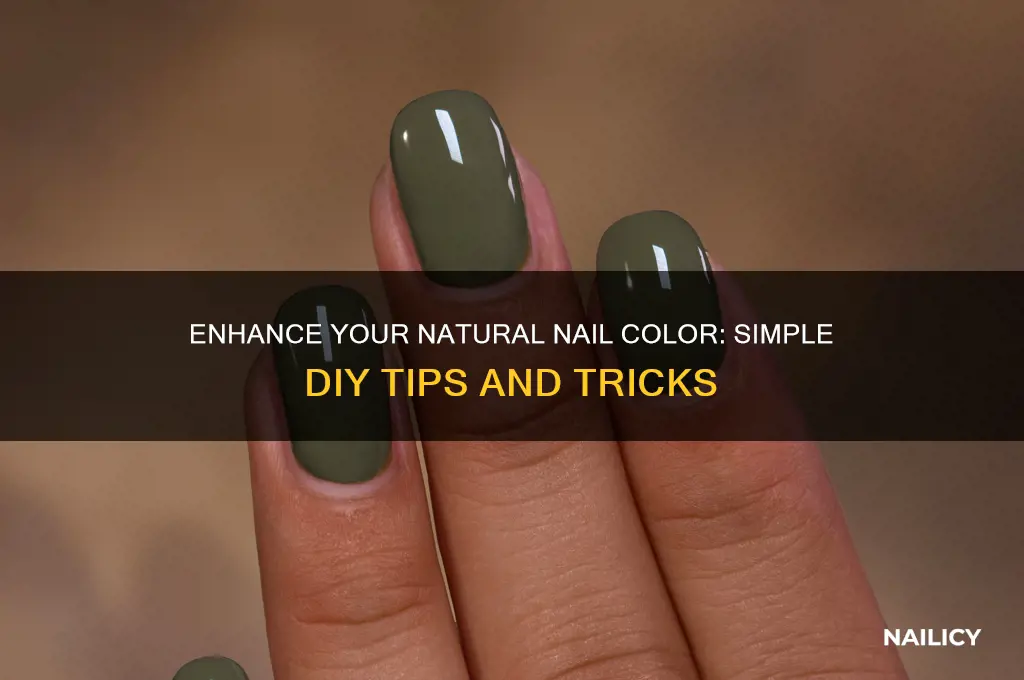 how to make natural nail color