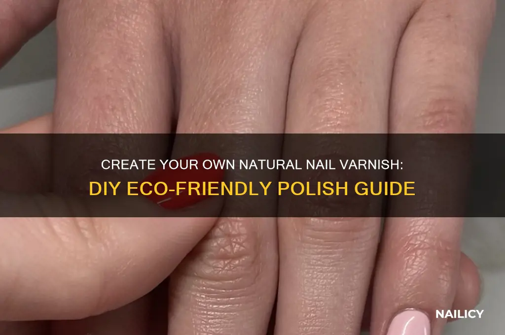 how to make natural nail varnish