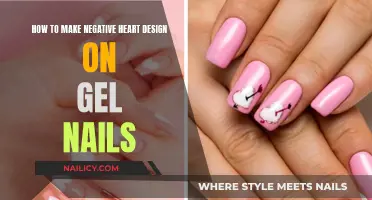Creating Negative Space Heart Designs on Gel Nails