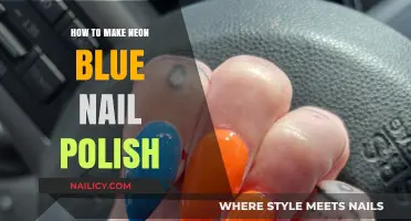 DIY Neon Blue Nail Polish: Easy Steps to Create Vibrant Nails