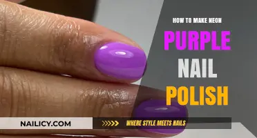 Create Vibrant Neon Purple Nail Polish: Easy DIY Guide