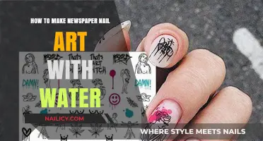 Creative Newspaper Nail Art: Easy Water Transfer Technique Guide