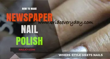 DIY Newspaper Nail Polish: Creative Steps for Unique Manicures