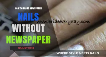Creative DIY: Achieve Newspaper Nail Art Without Actual Newspaper