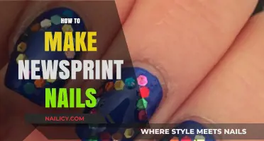 Create Stunning Newsprint Nails: Easy DIY Tutorial for Chic Manicures