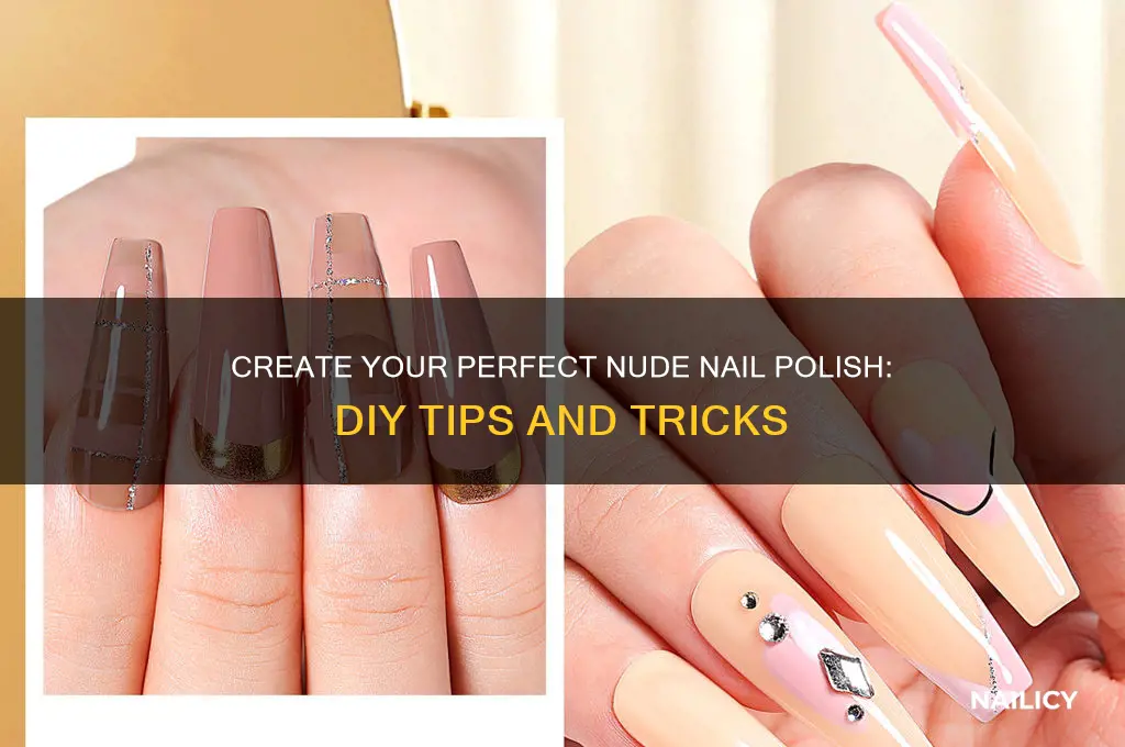 how to make nude nail polish