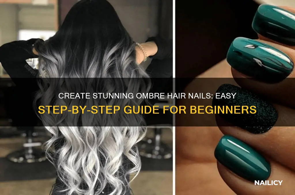 how to make ombre hear nails