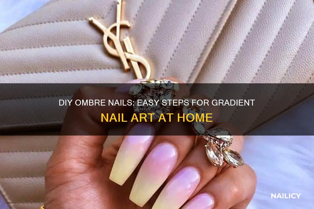 how to make ombre nail color at home