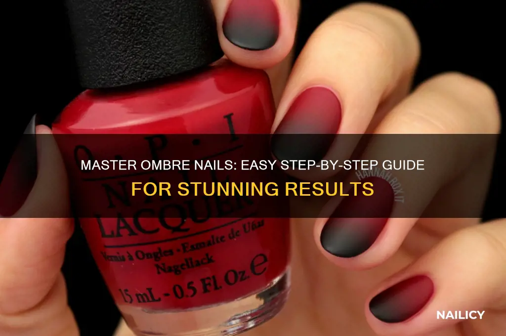 how to make ombre nails step by step