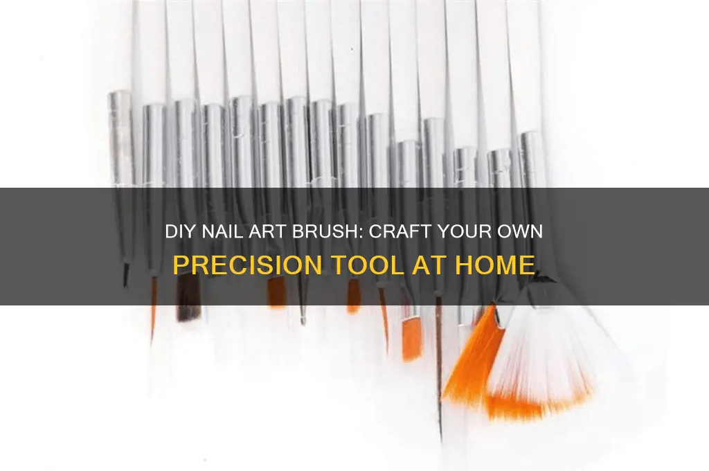how to make own nail art brush