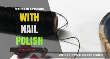 Crafting Colorful Paper Beads: A Nail Polish DIY Tutorial