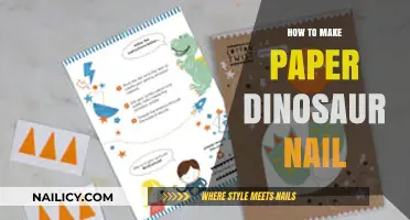 Crafting Paper Dinosaur Nails: A Creative DIY Guide for Beginners
