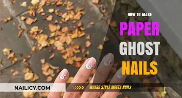 Spooky DIY: Create Creepy Paper Ghost Nails for Halloween Fun