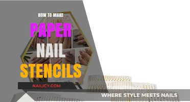 Easy DIY Paper Nail Stencils: Create Perfect Designs at Home