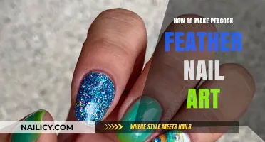 Create Stunning Peacock Feather Nail Art: Step-by-Step Tutorial
