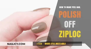 Easy Peel-Off Nail Polish Hack Using Ziploc Bags