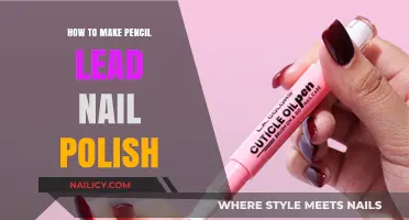 DIY Pencil Lead Nail Polish: Creative, Unique, and Easy-to-Make Manicure