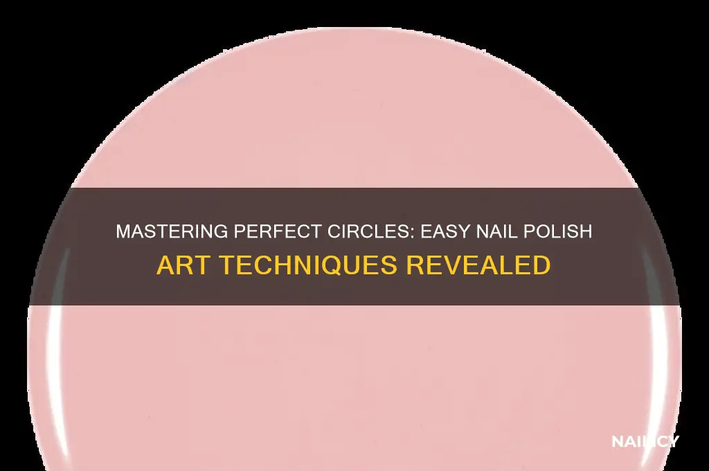 how to make perfect circles with nail polish