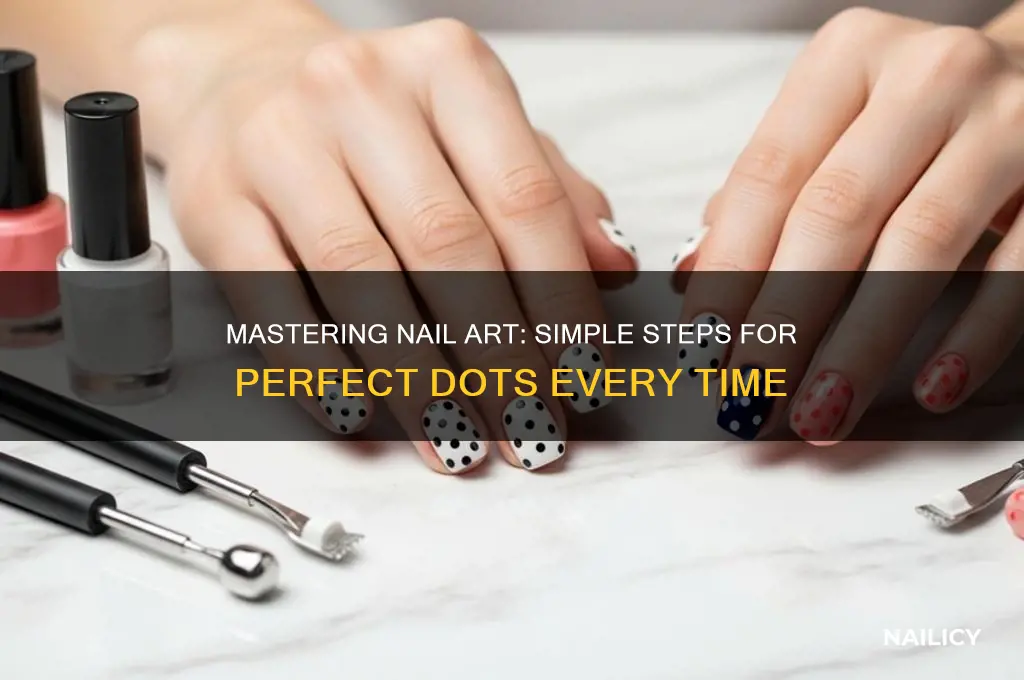 how to make perfect dots on nails