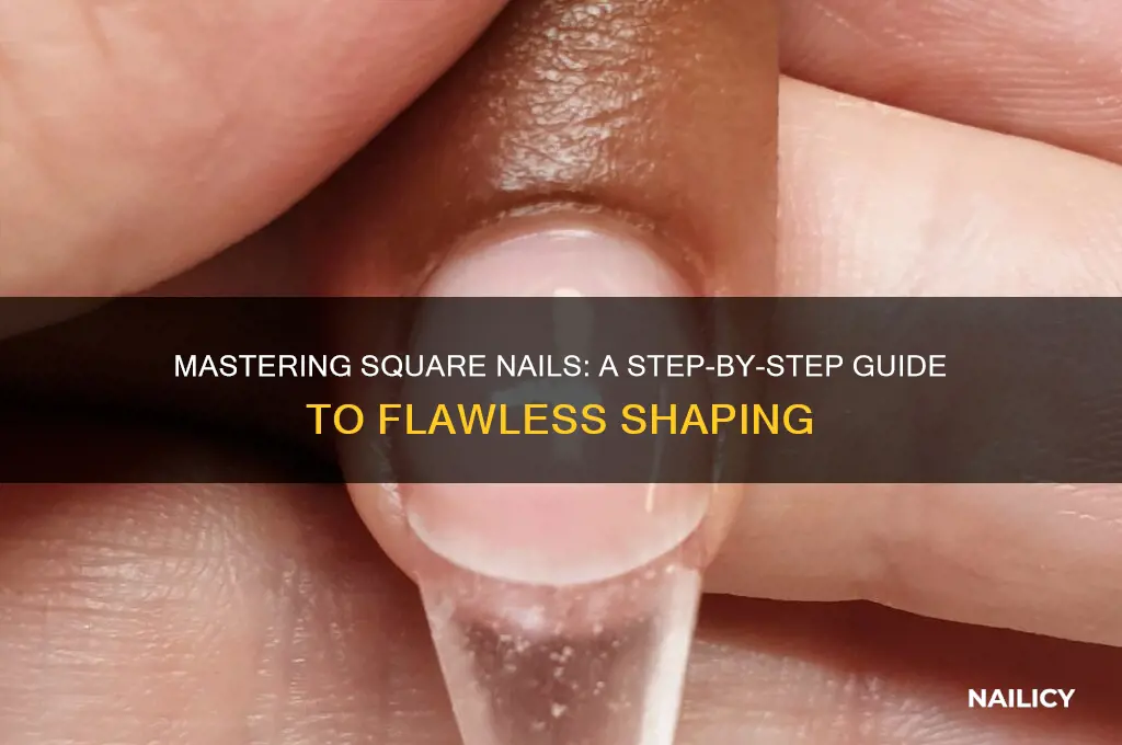 how to make perfect square nails