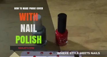 DIY Phone Cover: Creative Nail Polish Design Ideas & Tutorial