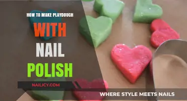 Creative Crafting: Making Playdough with Nail Polish at Home