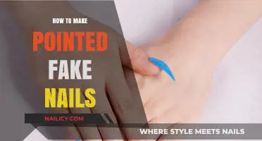 Create Sharp, Pointed Fake Nails: A Step-by-Step DIY Guide