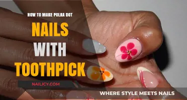 Easy DIY Polka Dot Nails: Toothpick Technique for Perfect Dots