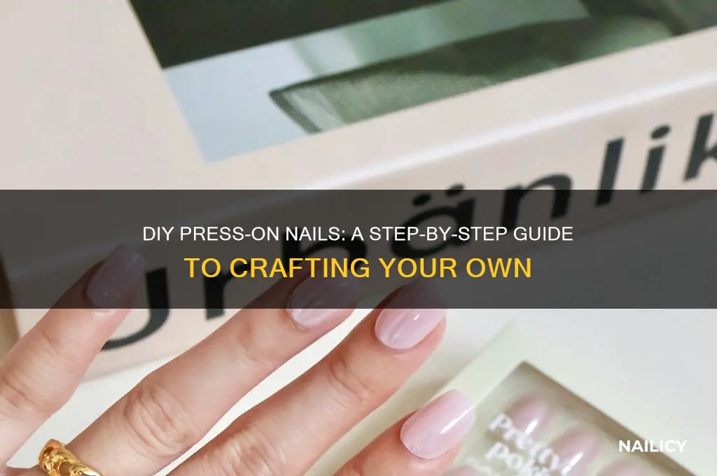 how to make press on nails from scratch