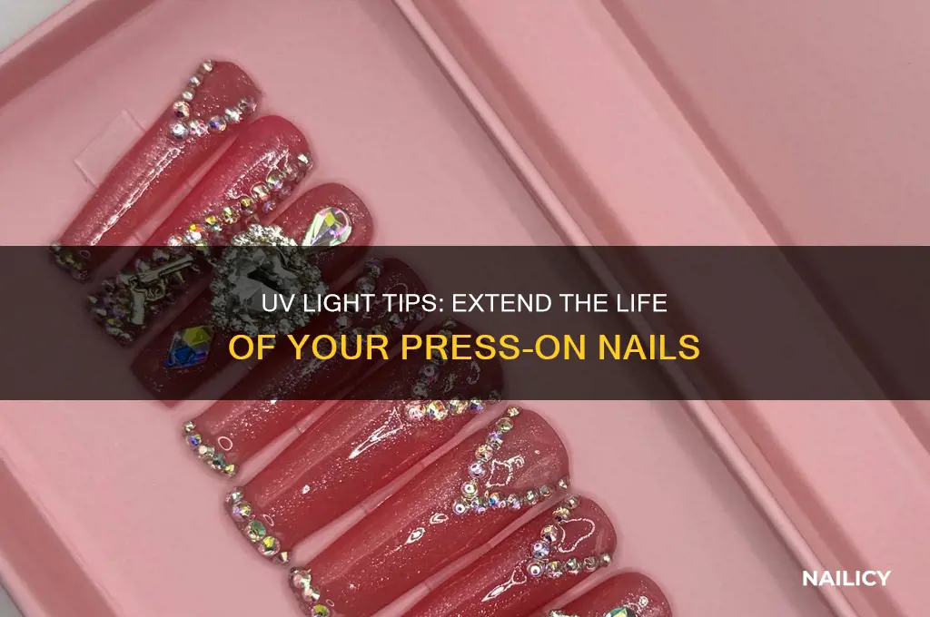 how to make press on nails last with uv light