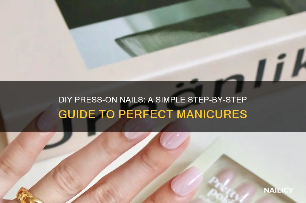 how to make press on nails step by step