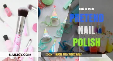 DIY Crafting: Create Your Own Pretend Nail Polish at Home Easily