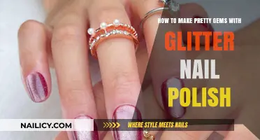 Crafting Sparkling DIY Gems with Glitter Nail Polish: Easy Tutorial